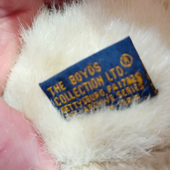 1999 Boyds Bears "LAUREL S. BERRIJAM" Plush Bear 20th Anniversary Boyds Bearwear - Picture 5 of 10